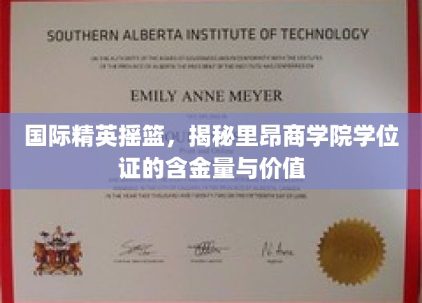 欧洲商界翘楚，里昂商学院学位证背后的非凡价值解析