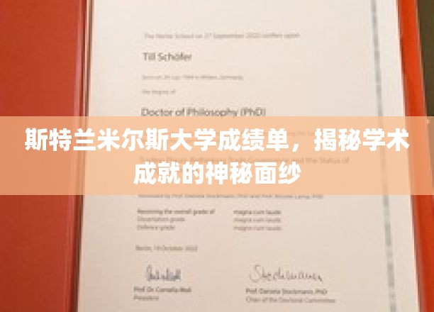 揭开斯特兰米尔斯大学成绩单背后的学术荣耀之谜