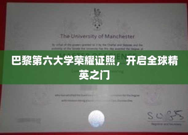 巴黎第六大学荣光毕业证，解锁世界精英通行证