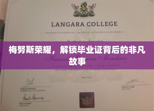 探寻梅努斯荣耀，毕业证背后的传奇历程