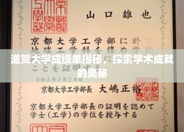 滋贺大学成绩单揭秘，探索学术成就的奥秘