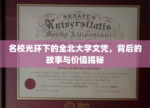 隐藏的全北荣耀，一纸名校文凭的秘密与价值探寻