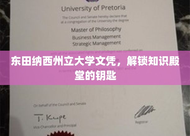 东田纳西州立大学文凭，解锁知识殿堂的钥匙