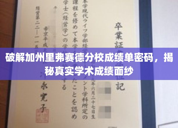 加州里弗赛德分校成绩解码，一窥学术成绩背后的真相
