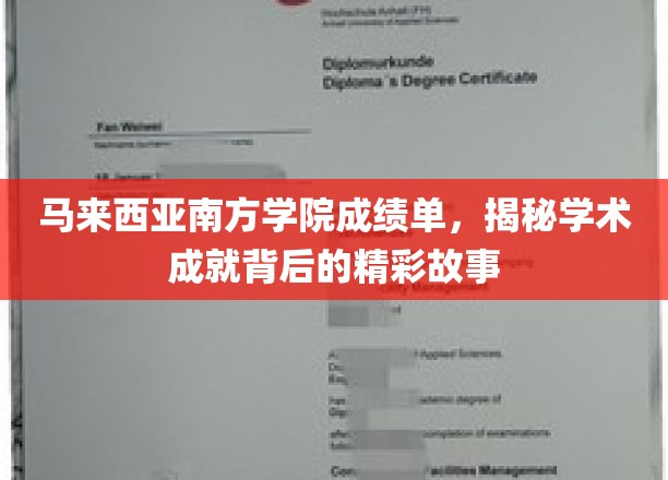 马来西亚南方学院成绩单背后，探秘学子们的卓越成长之路