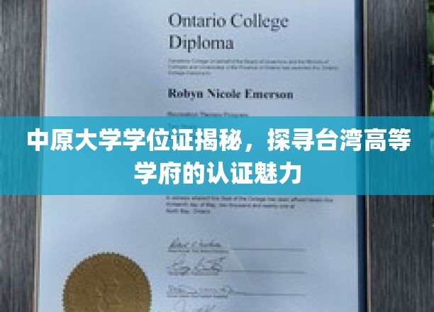 中原大学学位证揭秘，探寻台湾高等学府的认证魅力
