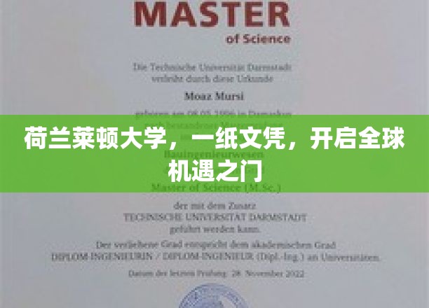 荷兰莱顿大学，一纸文凭，开启全球机遇之门