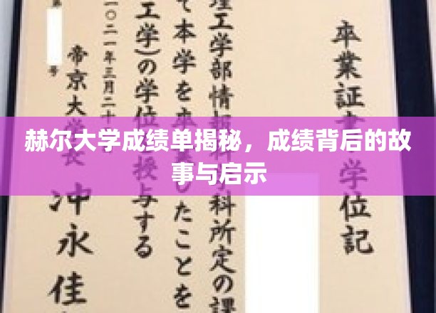 解锁赫尔大学成绩单，揭秘学子背后的奋斗与成长轨迹