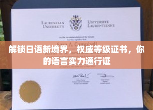 日语达人新标配，权威认证，解锁国际交流新篇章