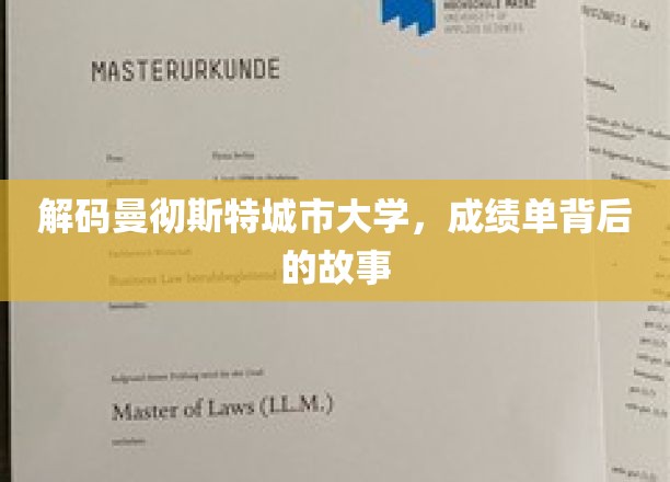 解码曼彻斯特城市大学，探寻成绩单背后的故事