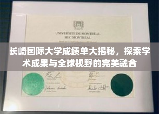 跨越国界，一窥长崎国际大学成绩单背后的学术奇迹