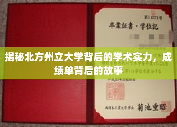 北方州立大学，揭开学术殿堂的卓越成就与背后传奇