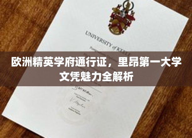欧洲精英学府通行证，里昂第一大学文凭魅力全解析