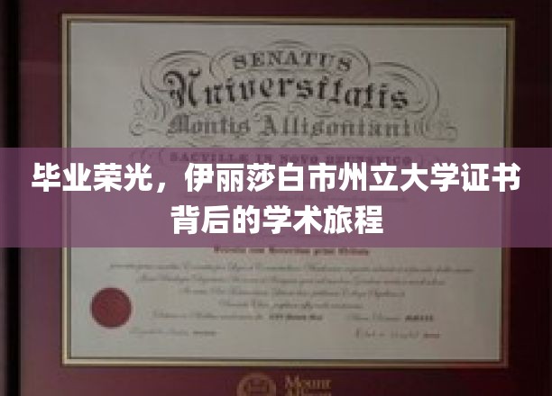 学位荣耀之路，揭秘伊丽莎白市州立大学证书背后的精彩篇章