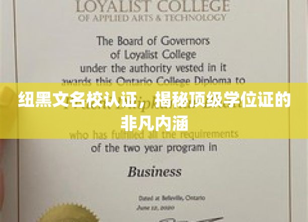 纽黑文名校认证揭秘，顶级学位证的深层魅力与价值