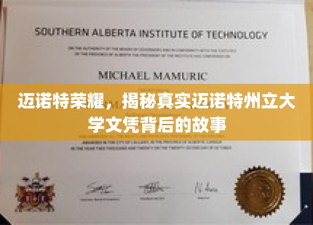 探寻迈诺特荣耀，揭开州立大学文凭背后的传奇历程