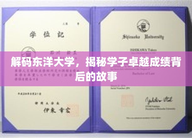 探寻东洋大学学霸传奇，揭开卓越成就的神秘面纱