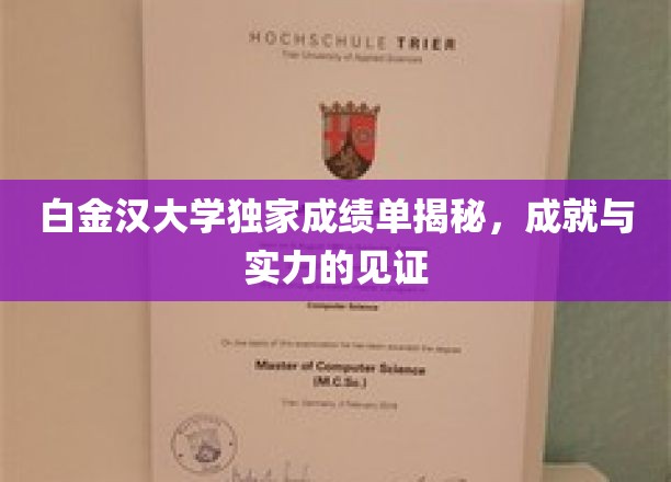 白金汉大学卓越成就大揭秘，实力与荣耀的完美呈现