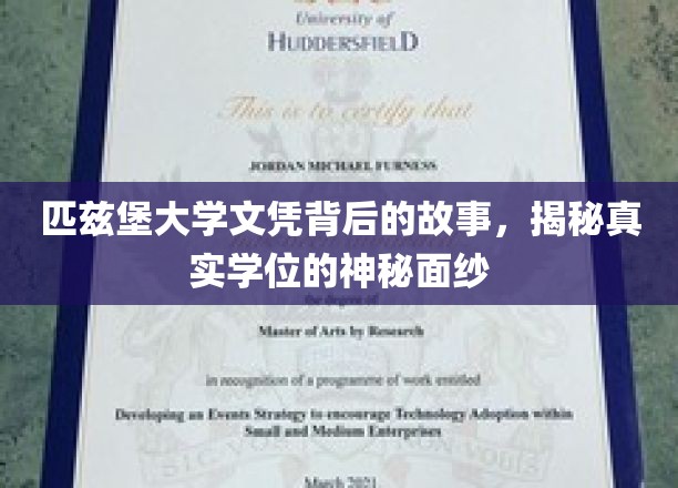 揭开匹兹堡大学文凭的神秘面纱，背后的故事与真实学位揭秘