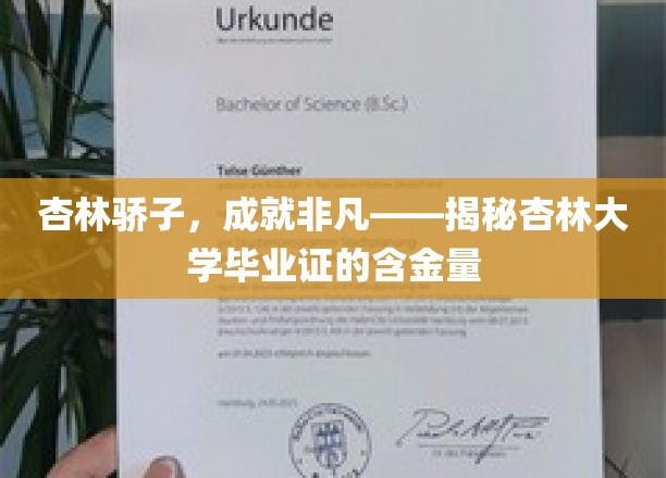 杏林英才，荣耀凭证——探秘杏林大学文凭的珍贵价值