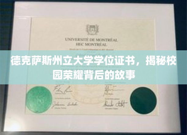 解码德克萨斯州立大学荣耀，学位证书背后的传奇历程