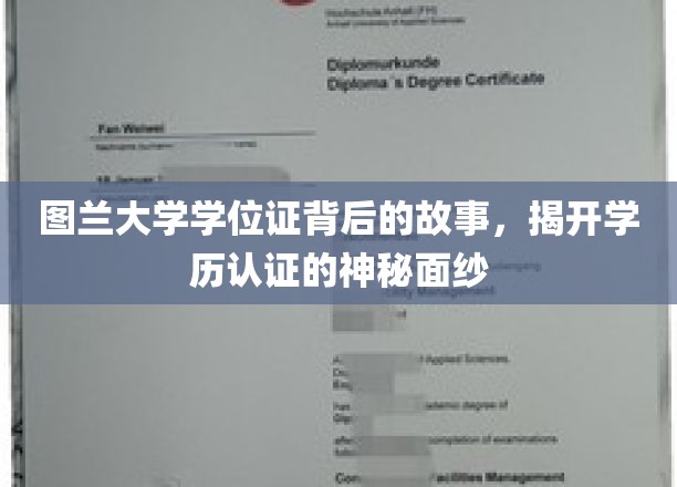 探寻图兰大学学位证之谜，揭秘学历认证背后的真实世界