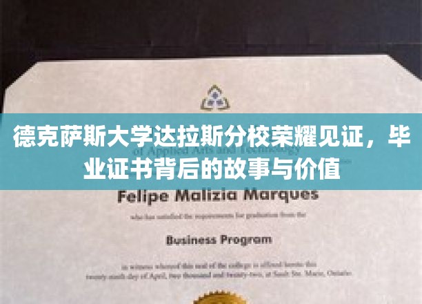 德克萨斯大学达拉斯分校荣耀见证，毕业证书背后的故事与价值