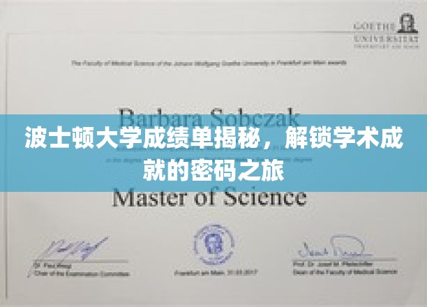 探索波士顿大学成绩单，解锁学子辉煌成就的神秘钥匙