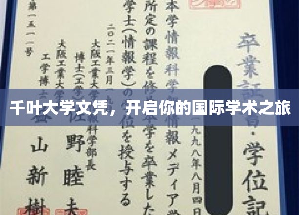 跨国学术通行证，千叶大学文凭助你扬帆国际学术海洋