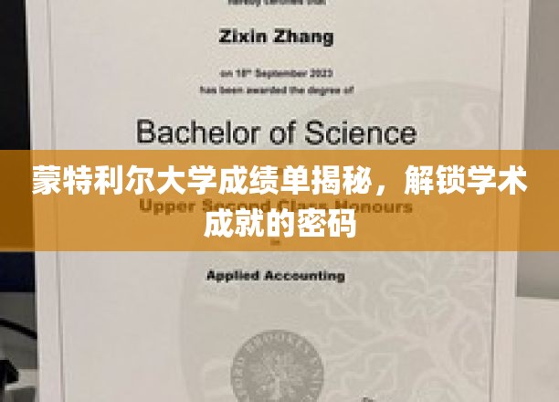 蒙特利尔大学成绩单背后的学术奥秘探秘