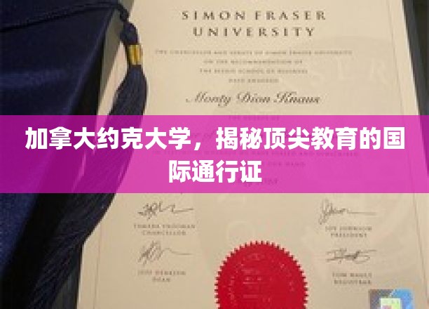 探寻加拿大约克大学的全球教育精英通行证