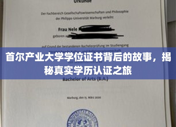 揭开首尔产业大学学位证书的神秘面纱，一场跨国学历认证探秘之旅