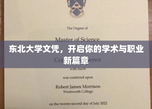 东北大学文凭，开启你的学术与职业新篇章