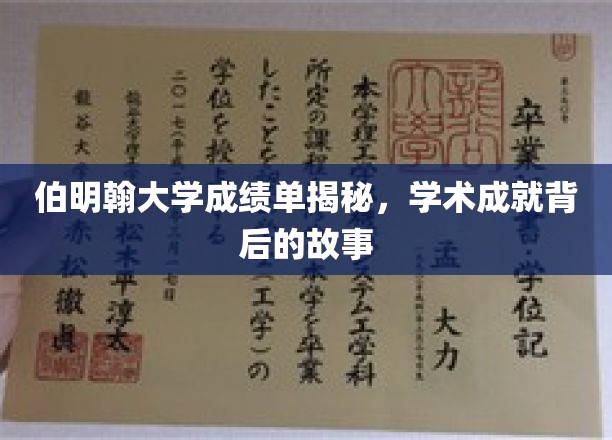 伯明翰大学卓越成就背后的秘密解析