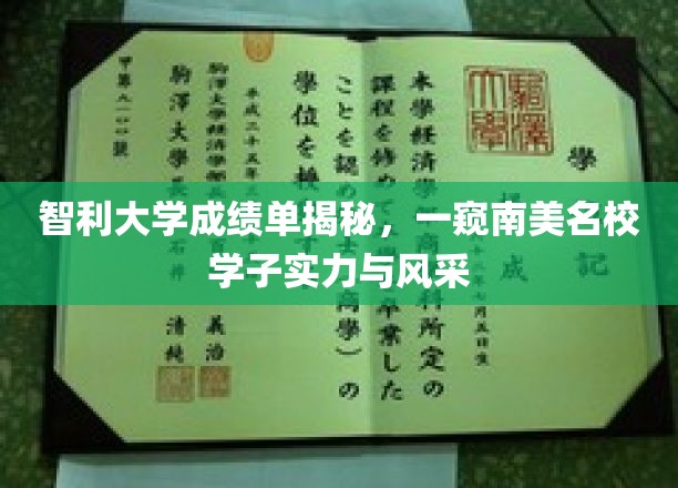 智利大学学子风采大揭秘，南美名校实力一览无余