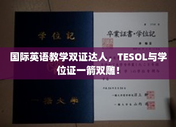 双证在手，英语教学更上一层楼，TESOL学位一箭双雕攻略！