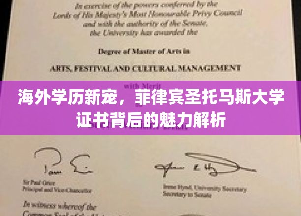 全球认可新选择，揭秘菲律宾圣托马斯大学学历的魅力与价值
