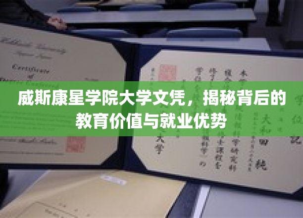 威斯康星学院大学文凭，揭秘背后的教育价值与就业优势