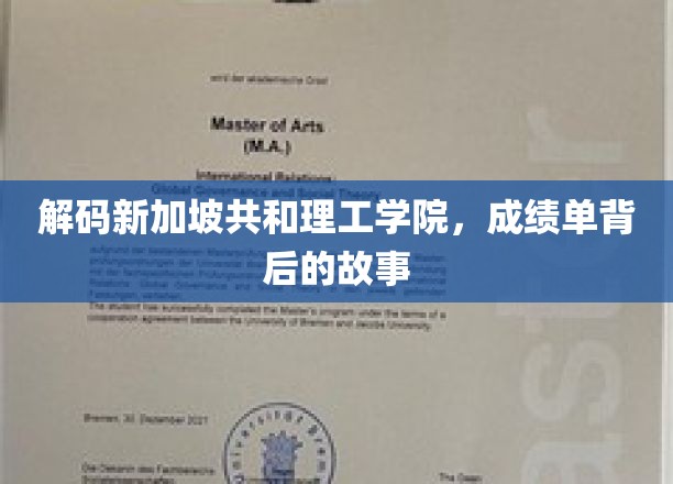 探寻新加坡共和理工学院，揭秘学生成绩单背后的奋斗轨迹
