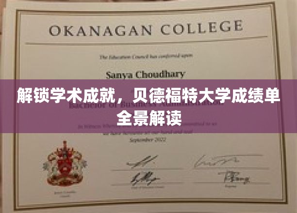 解锁学术成就，贝德福特大学成绩单全景解读