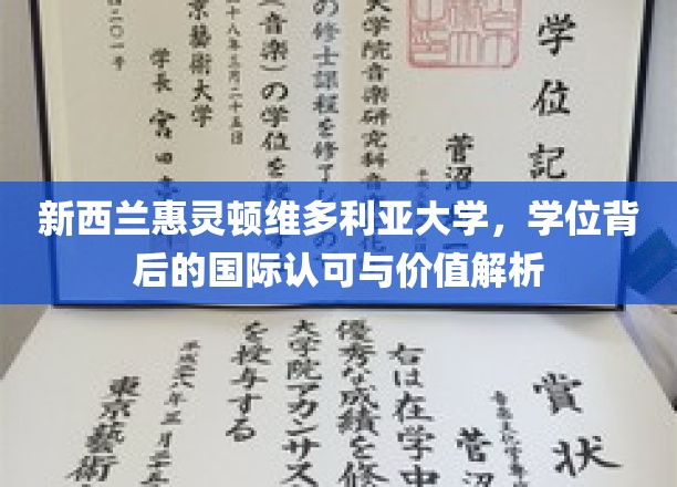 解码维大荣耀，惠灵顿维多利亚大学学位的国际魅力与价值透视