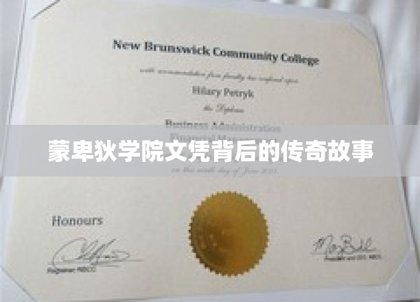 蒙卑狄学院文凭，揭开隐藏于光环背后的神秘传奇