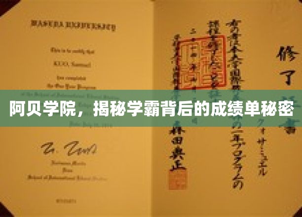 阿贝学院，探寻学霸成绩背后的神秘力量