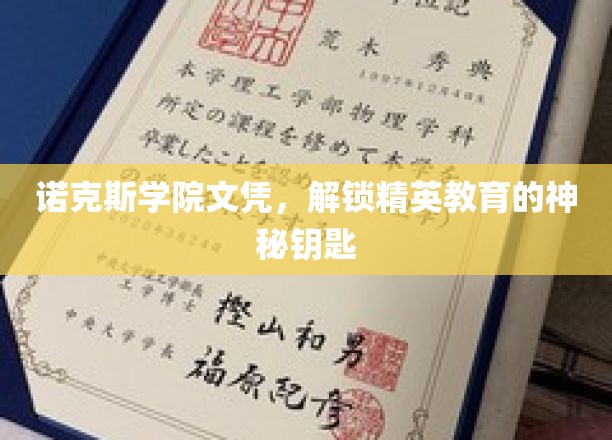 诺克斯学院文凭，开启精英教育大门的神秘钥匙
