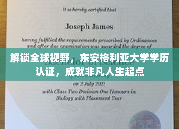 解锁全球视野，东安格利亚大学学历认证，成就非凡人生起点