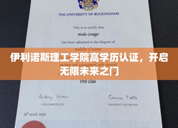 解码未来，伊利诺斯理工高学历认证，成就非凡人生新篇章