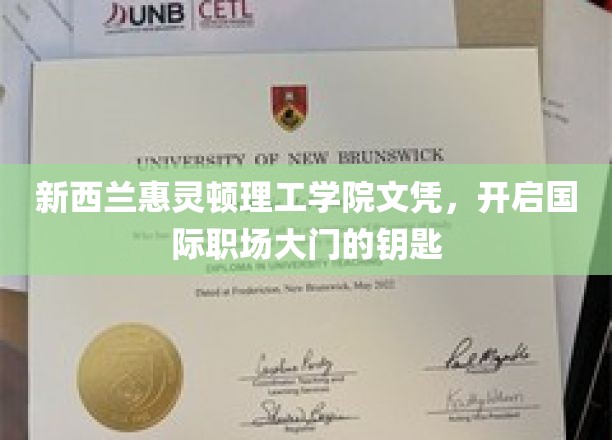 惠灵顿理工学院文凭，解锁全球职场新机遇
