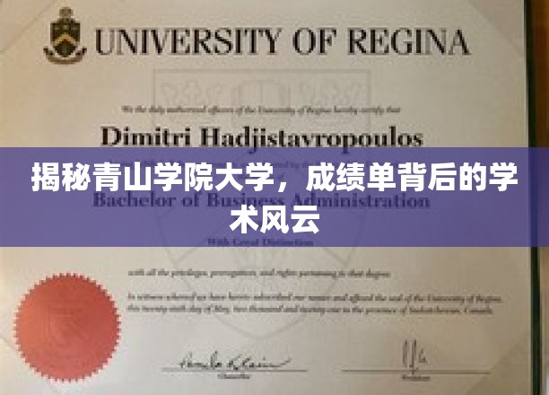探索青山学院大学，成绩单背后的学术魅力