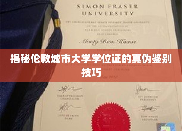揭秘伦敦城市大学学位证书的真伪鉴别技巧