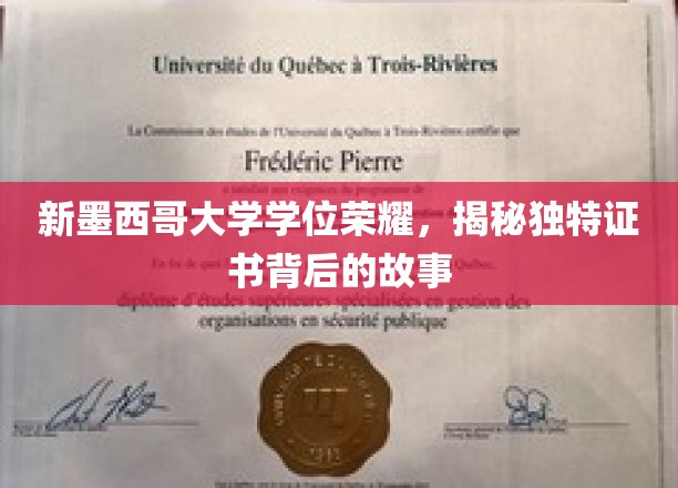 新墨西哥大学荣耀证书，探寻学位背后的神秘印记